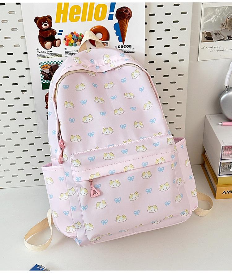 Школьный рюкзак корейская версия ins большая вместимость милый повседневный простой универсальный легкий весенний для прогулок