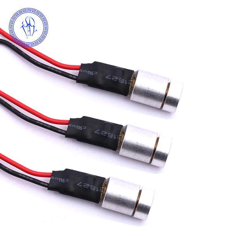 Focusable 450nm 50mW 3.7V Dot Module Laser Diode Blue