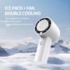 Новый охлаждающий уличный портативный вентилятор для льда с 3 скоростями, ветровая энергия, емкость 2000 мАч, альпинистская пряжка, бесшумный креативный маленький вентилятор
