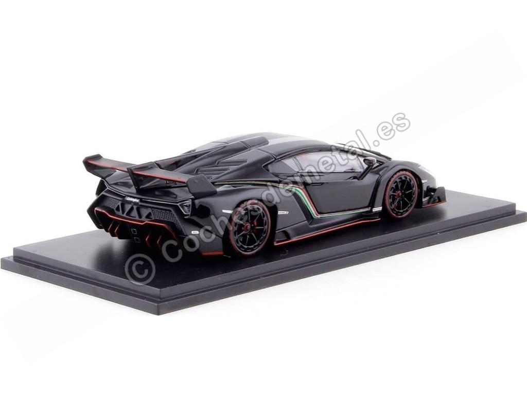 Kyosho Original Lamborghini Veneno Line Готовый продукт 1/43 Черный/Красный