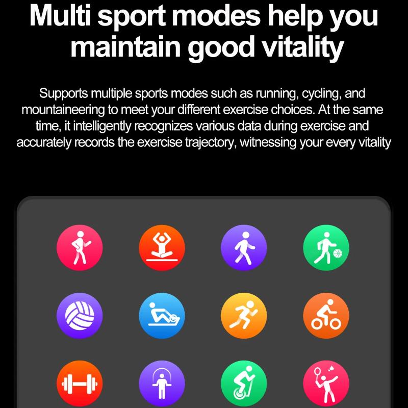 2025 Новые умные часы с подушкой безопасности Уровень ухода Звонок по Bluetooth Воздушный насос ЭКГ Точно Измерение артериального давления Мочевая кислота Липиды крови часы мужские