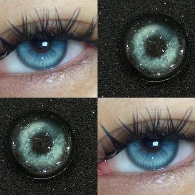 2 шт. цветные контактные линзы для близорукости, натуральные мягкие контактные линзы, Полярная звезда, Древний Рим, Yate Blue, 1 год, косметика для контактных линз