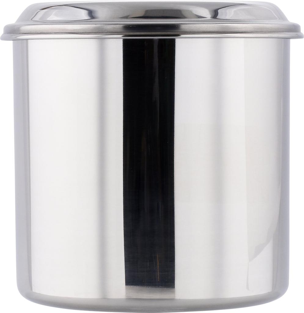 Wahei Freize Storage Container Kitchen Pot Ajido 14cm Round Deep Molybdenum Made in Japan 2.1L AD-292