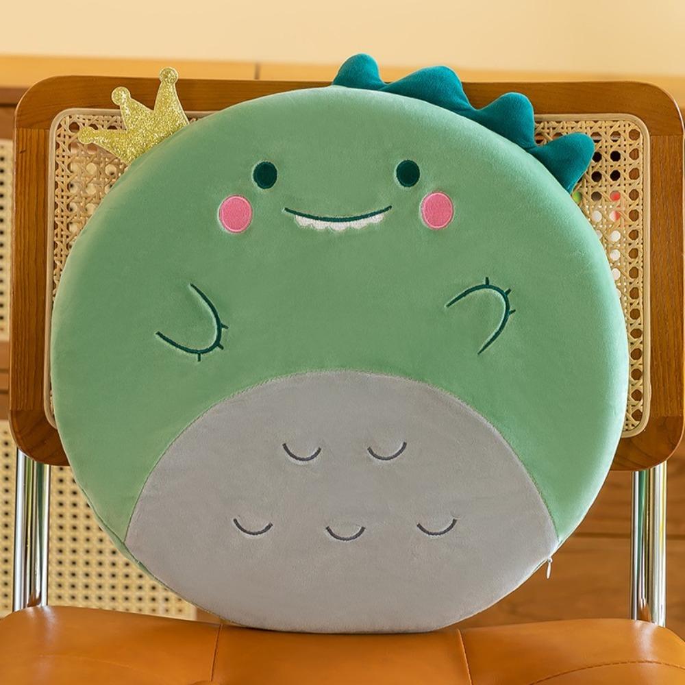 Cartoon Animal Dog Cat Chair Cushion Thick Sofa Pillow Plush Toy  For Office Student Dormitory Car