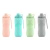 Легкая спортивная бутылка пищевого качества Складная силиконовая чашка для воды Легко носить Дорожная бутылка для воды Просторная телескопическая чашка для воды