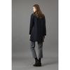 Furina Herringbone Jacquard Knit Coat Tailored Collar