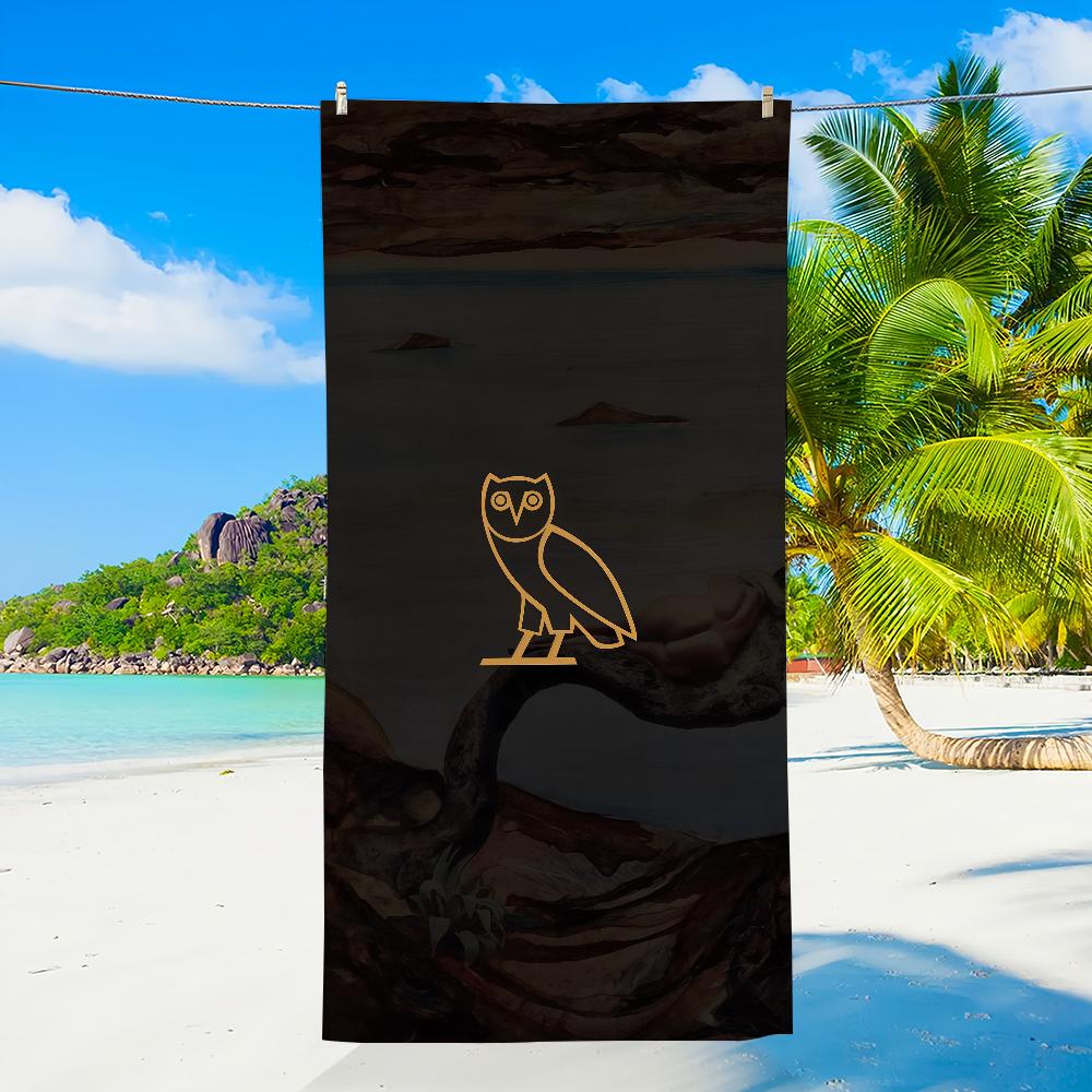 D-DrakeS O-Ovo O-Owls Полотенце Текстиль Халат Пляжный Быстросохнущий Легкий Портативный Кемпинг Бассейн Путешествие