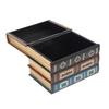 ABWR-2X Фальшивая книга-шкатулка Винтажные предметы для хранения Книга Хранение ювелирных изделий Упаковка Украшения для учебника Деревянная