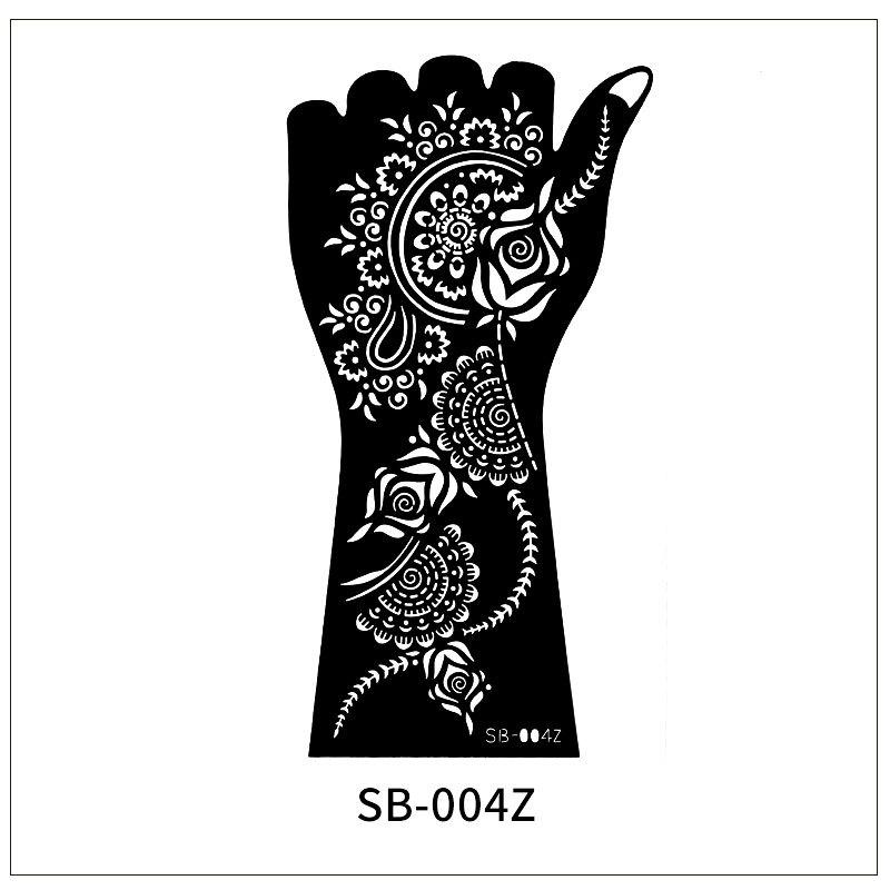 Красочный стикер Индийский полый тату-стикер Сок Струйный шаблон Сделай сам Расписной тату-стикер