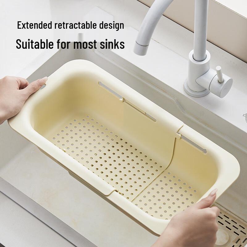 Wutuo Extendable Double-Layer Drain Basket