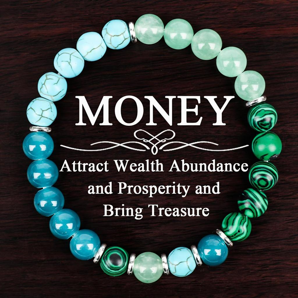 Малахитовый Тигровый глаз Бусинный Счастливый Браслет для Мужчин и Женщин