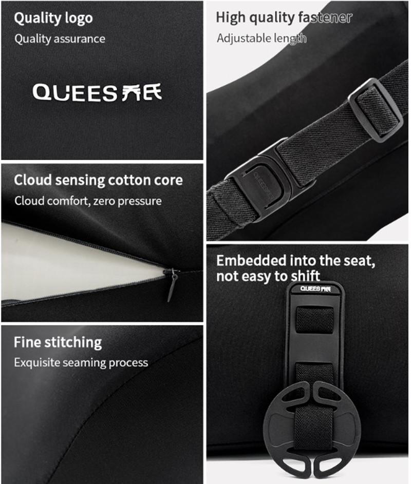 Обновление Подушка для поясницы автомобиля Автоматическая подушка для шеи Поддержка талии Съемная моющаяся спинка Универсальная подушка для автомобиля