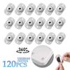 4~120PCS Universal Self Adhesive Caster Wheels Stainless Steel 360 Degree Rotation Paste Swivel Wheels Sticky Pulley Furniture