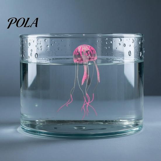 Decorative Jellyfish for Aquariums Aquarium Faux Jellyfish, Soft Silicone Fluorescent Realistic Floating Odor-free Decoration Saltwater Tanks