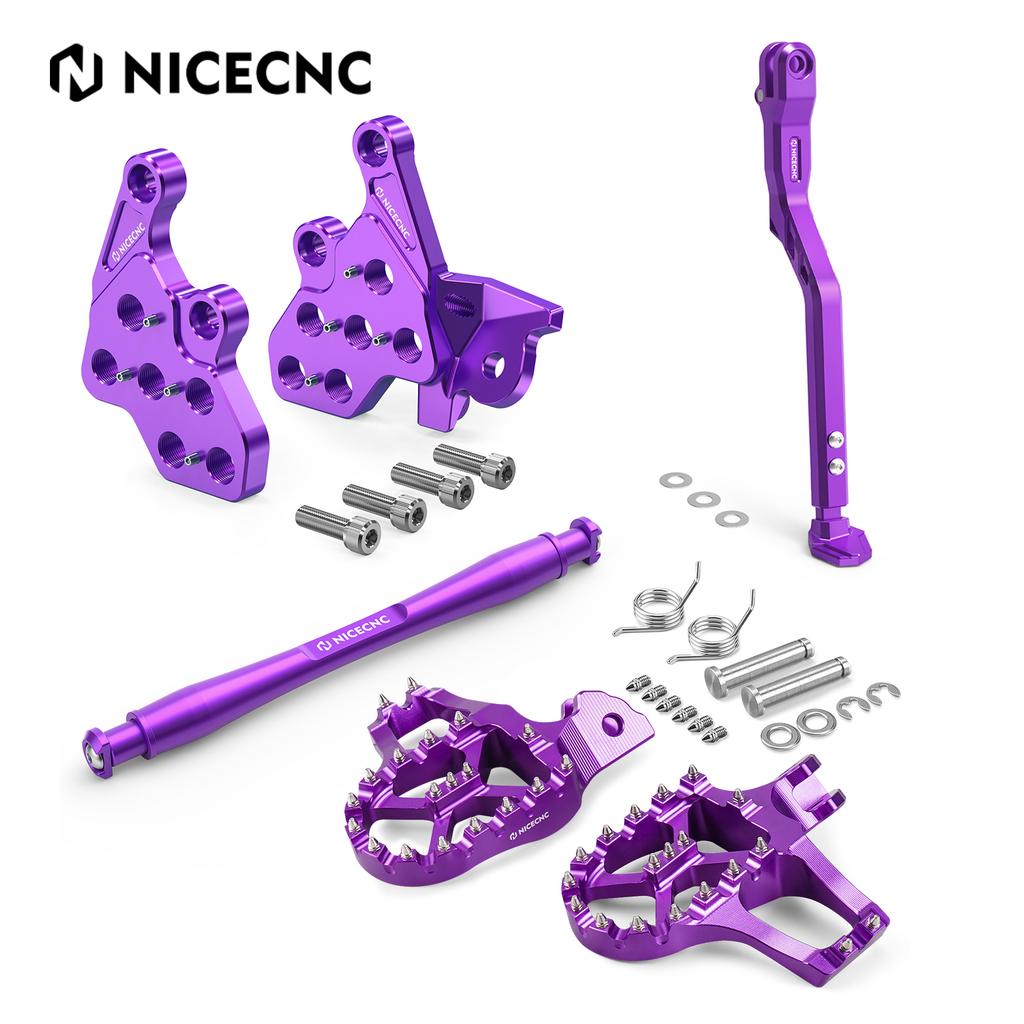 For Surron Light Bee X S L1E For Segway X160 X260 Extender Foot Peg Bracket Package Support Brace Adjustable Kick Stand Aluminum