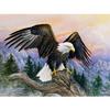 5D алмазная живопись, вышивка крестом, сделай сам, Алмазная мозаика, Летающий Орел, Алмазная вышивка, изображения животных из страз, подарок ручной работы