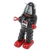 Walking Robot Walking Figure Metal Fencing Holiday Clockwork Toy, Toy, Robot, Collectible, Birthday, Gift, (Black)