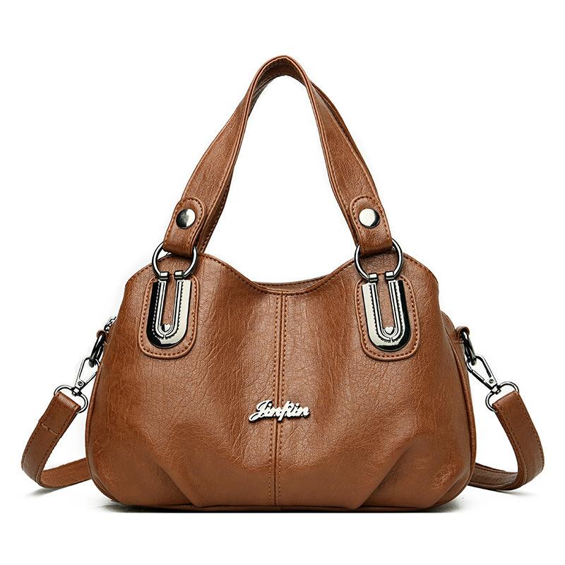 Handbag Three Layer Large Capacity Fashionable Women's Shoulder Bag Daily Commuting