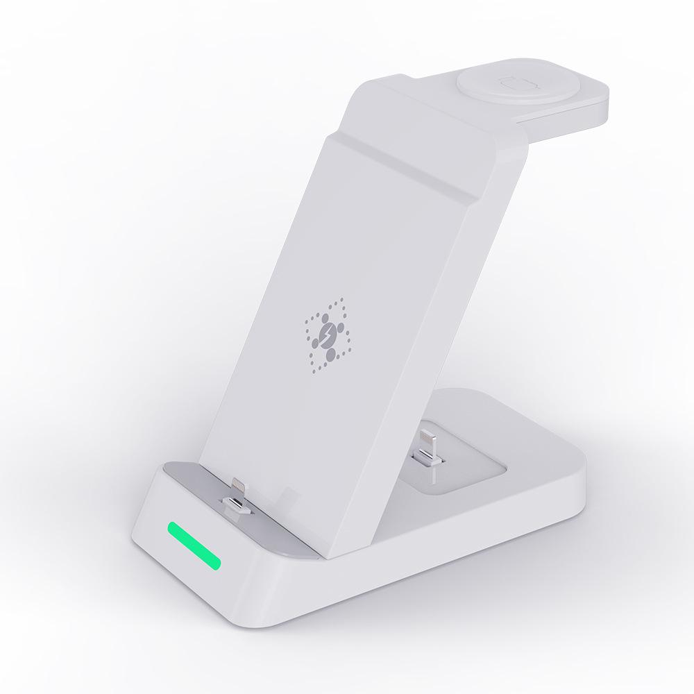 Universal 3-in-1 Wireless Charger for Apple & Samsung Watches with Qi2 Compatibility