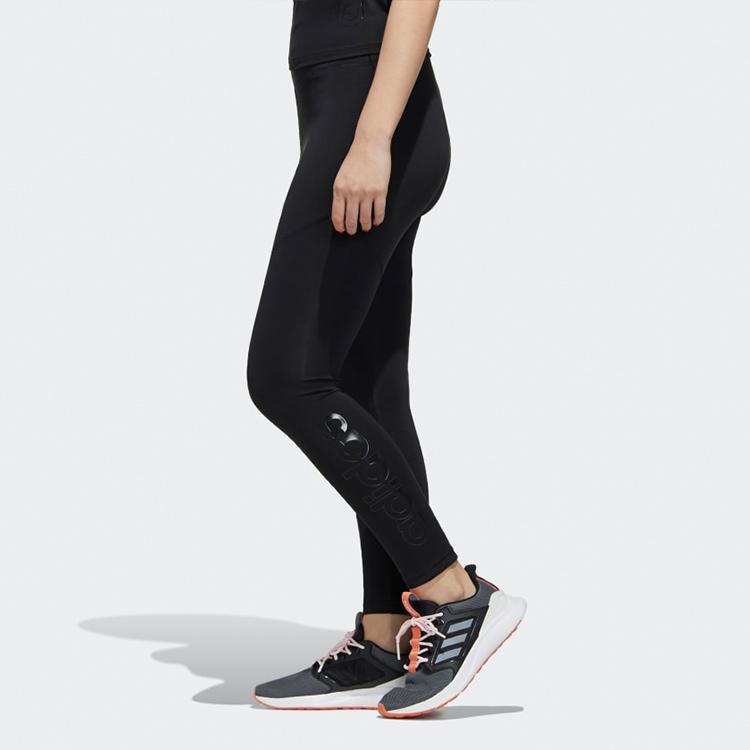 adidas Climalite Бег Повседневные дышащие штаны для йоги и фитнеса Женские штаны Черные FL9220
