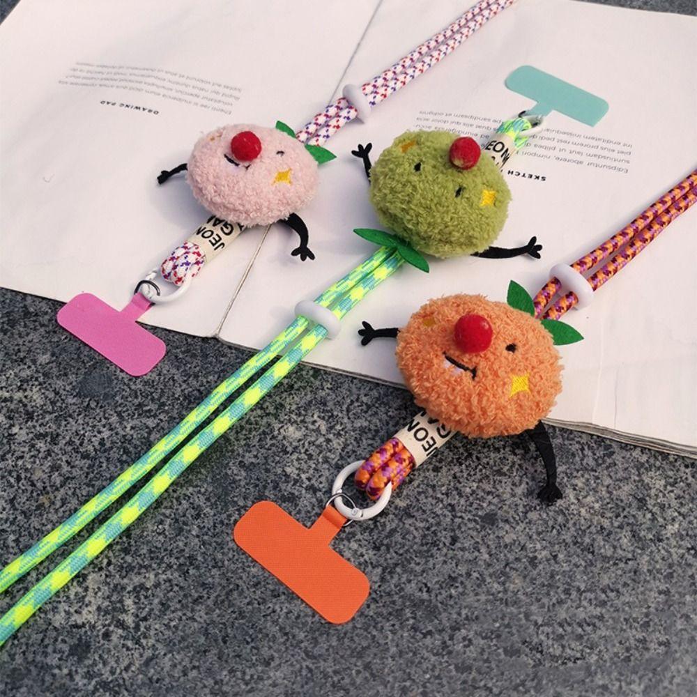 Shoulder Straps Mobile Phone Chains Crossbody Chains Plush Doll Lanyard  Christmas Gifts
