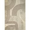 Modern Scandinavian Ecru Living Room Rug 160x230