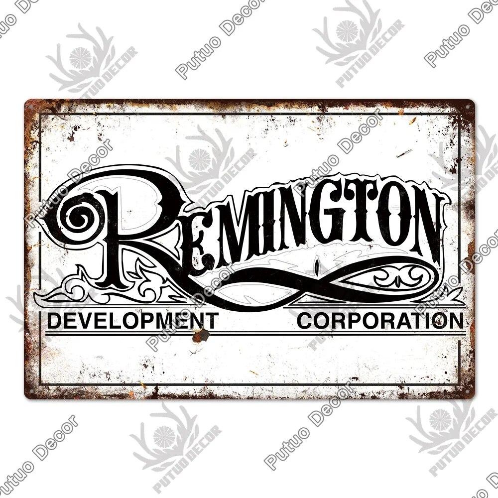 Putuo Decor Brand Poster Vintage Metal Tin Sign Plaque Plate for Garage Man Cave Gun Club Wall Decor Pistola Co2 Arma Metal