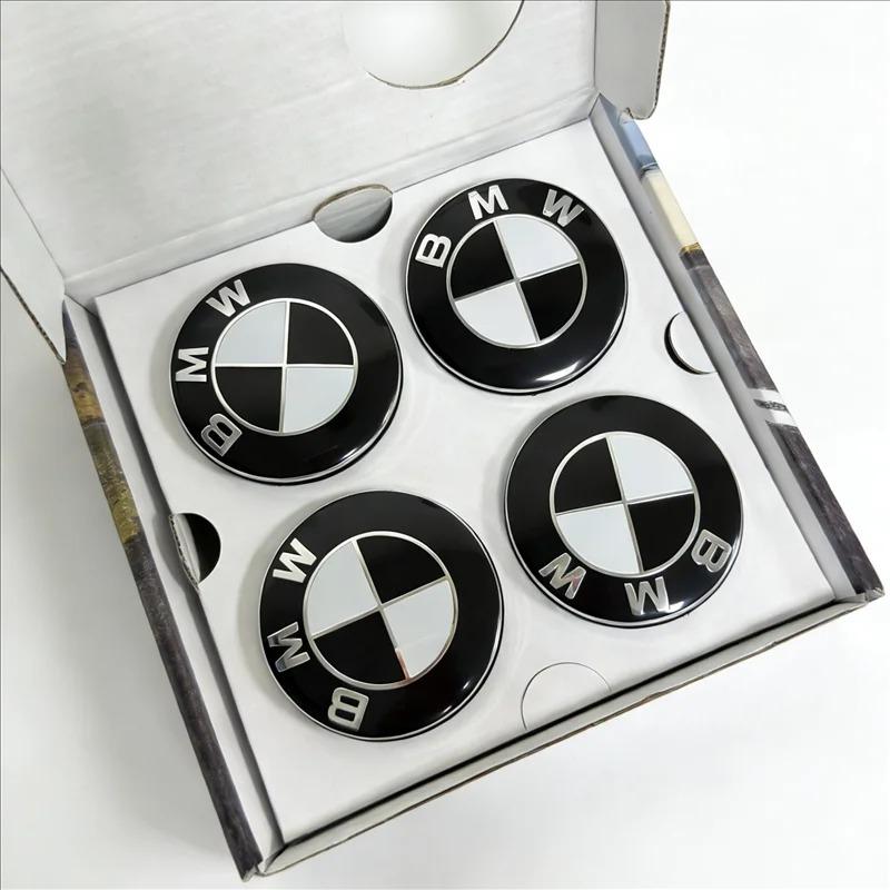 BVYD9 AAA 4pc 56/68mm 50th Anniversary Floating Wheel Center Caps For BMW G11 G12 G30 G31 G32 G08 G05 F46 F49 F39 F90 Auto Accessories