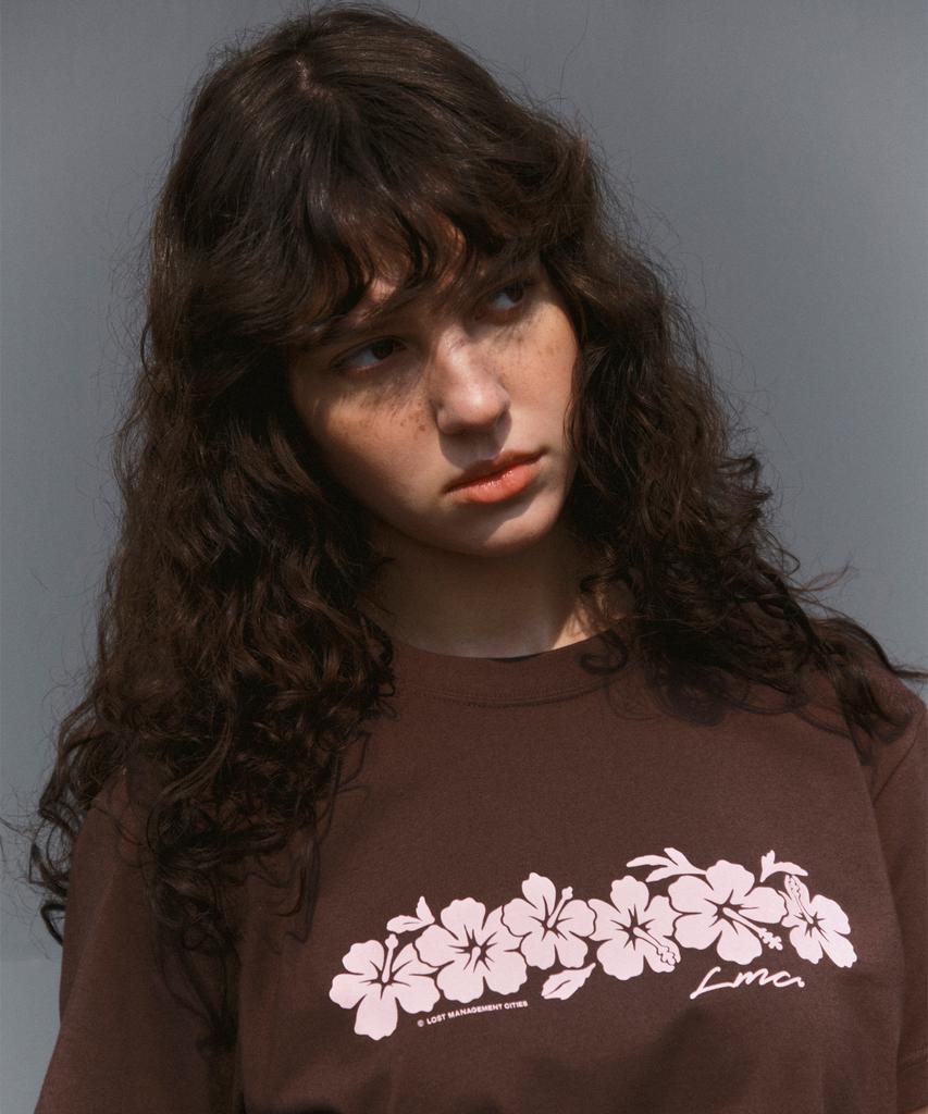 LMC Hibiscus Tee White