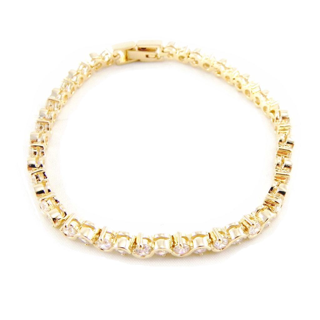 Les Trésors De Lily [E2228] - Белый браслет «Хрустальные реки»