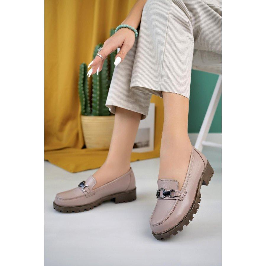 Женская повседневная обувь из натуральной кожи Мокасины