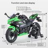Литая модель мотоцикла Kawasaki Ninja400 1/12 - Звуковые и световые эффекты - Аутентичные детали - Развлечения для детей и любителей мотоциклов