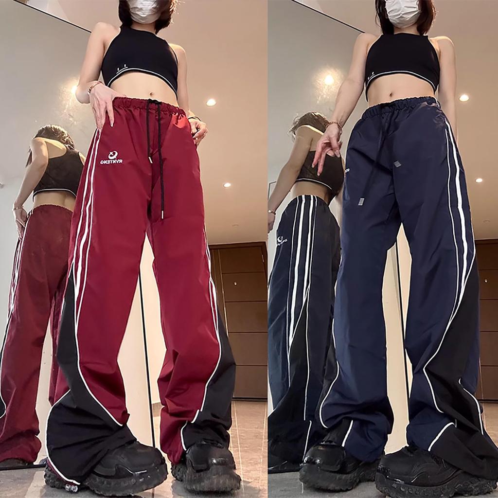 LAVASEON Long Unisex Cargo Casual Sarouel Loose Plus Harajuku Street Shibuya Docking Pants Pants, Pants, Wide-Leg Pants, Pants, Fit, Sizes, Style,