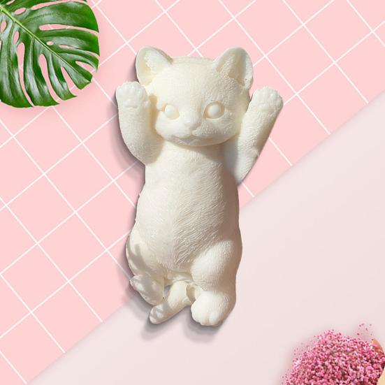 Реалистичная игрушка для кошек, сжимающая медленно восстанавливающийся мягкий TPR, снимает стресс, беспокойство, портативная для детей, подростков, взрослых, котят, животных, сжимающих сенсорную игрушку-фиджет