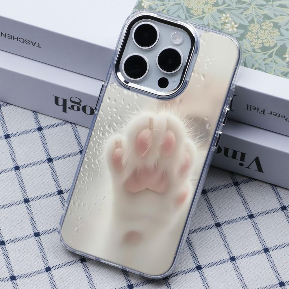 Чехол для телефона с отпечатками кошачьих лап для iPhone 12 13 14 Plus 15 17 16 Pro Max 11 17Air 17E 16E Coque Funda Тонкая и легкая крышка для телефона