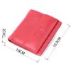 Medium Size Wallet for Women with Coin Pocket Outside Made of Genuine Leather ST Leather 22720 Red