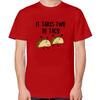 Funny It Takes Two To Taco Dancing Tacos Fashion Shirts Graphic Tee New In Tops And Tshirts Short Sleeve Tee Cotton Tshirt