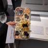 Размытая граффити черная кошка для Apple 16/15/14 Huawei glory millet чехол для мобильного телефона со всех сторон