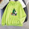 Hollow Knight Christmas Tree Graphic Clothes Autumn/winter Fleece O-neck Pullovers Comfortable Casual Sweatshirt Anime Hoodies