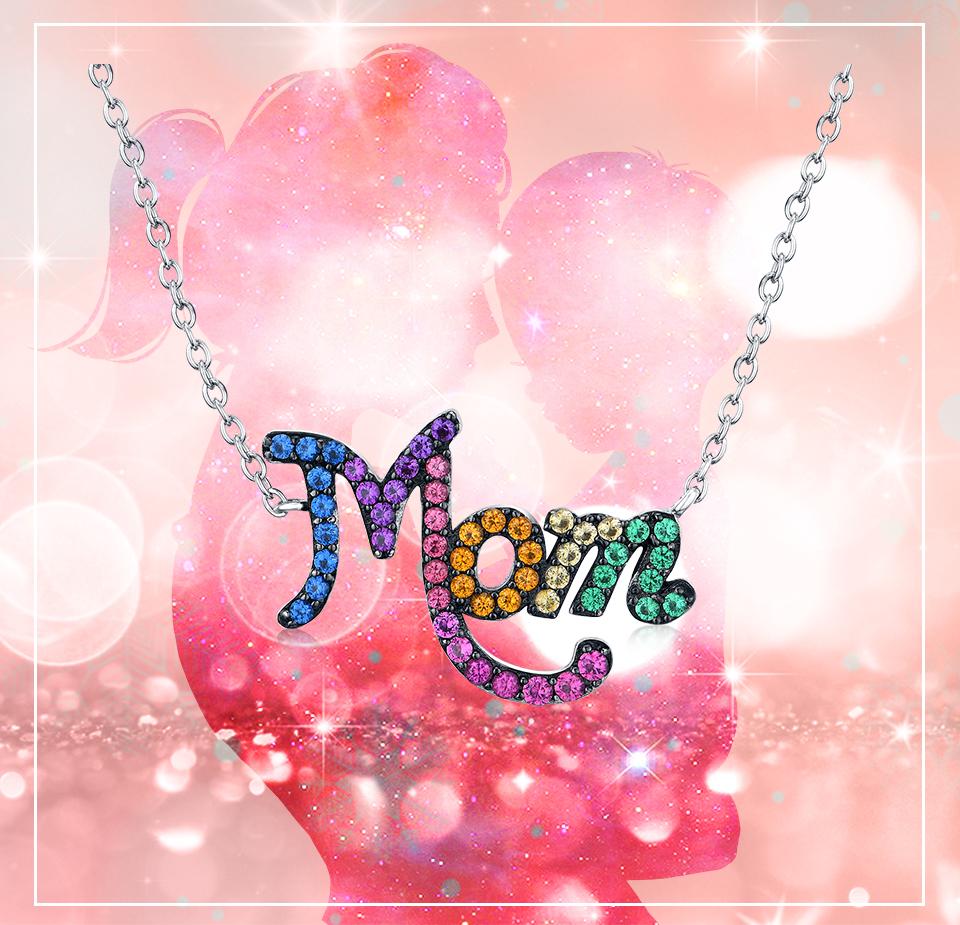 Ожерелье с подвеской "Mom" от UMCHO