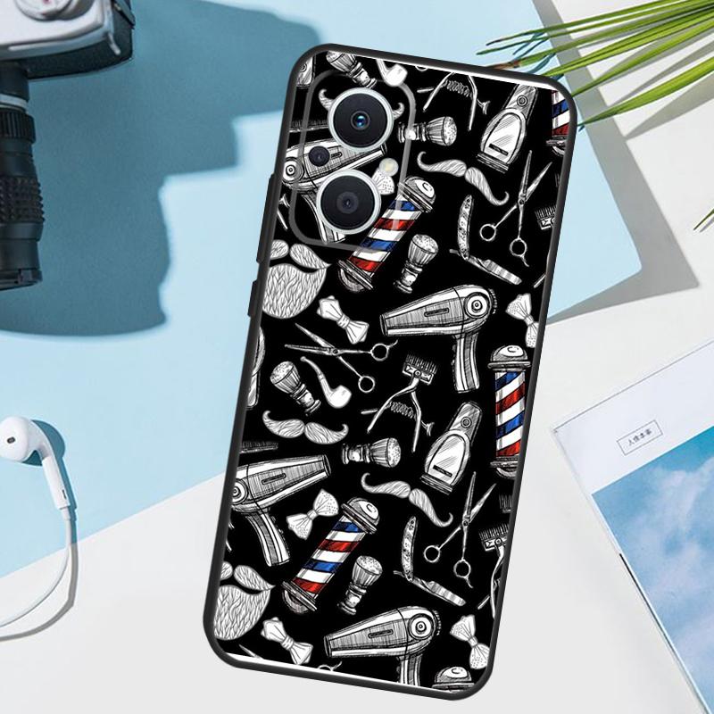 Чехол для парикмахера стилиста волос для OPPO Reno 14F 13F 12F 11F 8T 7 8 Lite 10 11 12 13 14 Чехол для OPPO Find X9 X8 X5 X6 Pro