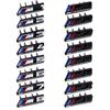 HBSA8 Car Sticker ABS Car Front Grille Emblem M1 M2 M3 M4 M5 M6 M7 X1 X2 X3 X4 X5 X6 X7 For BMW M Competition LOGO Decor Car Styling A
