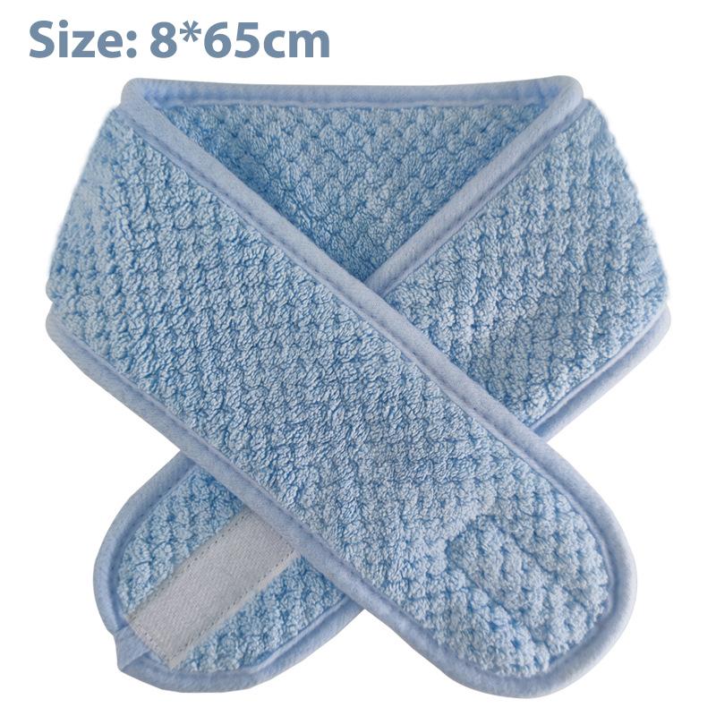 Регулируемая повязка на голову для макияжа, мягкая повязка для мытья лица, банное спа-повязка для лица