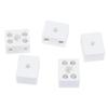 5Pcs 2 Postion 5 Hole Ceramic Wiring Terminal Block High Frequency Porcelain Dua