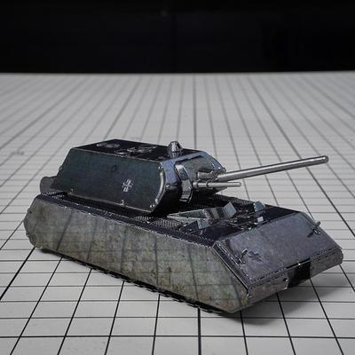 3D трехмерная металлическая меховая немецкая мышь, танк, цветная модель, модель, цифры, Корея, 3d головоломка