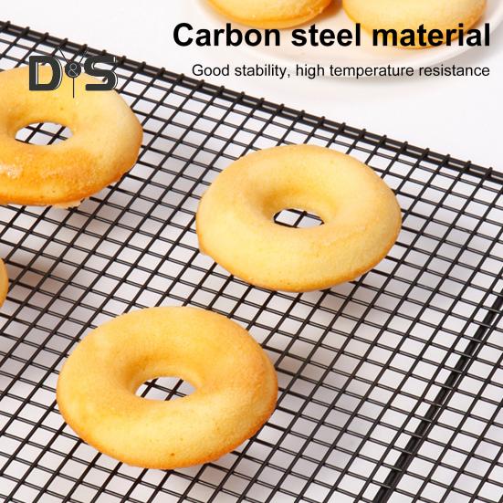 1/2 шт. Подставка для охлаждения торта, прямоугольная сетчатая складная полка для выпечки десертов, жаропрочная антипригарная подставка для сушки хлеба, печенья, мусса и лапши