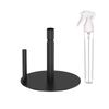 Large Capacity Paper Towel Holder with Spray Bottle Paper Towel Stand Holder  Desktop