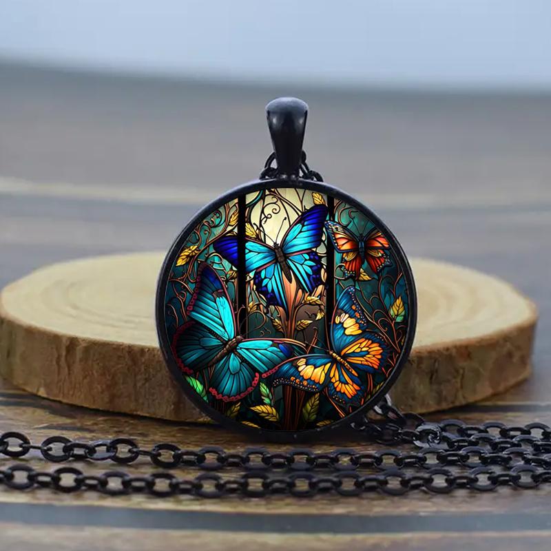 Fashion Hummingbird Necklace Pendant Jewelry Hummingbird Sunflower Butterfly Silver Pendant Chain