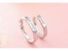 Tonglin S925 Sterling Silver Adjustable Couple Rings - Personalized Wedding Bands for Men & Women.