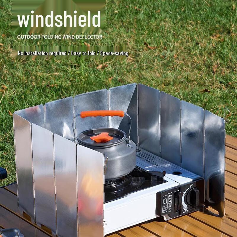 Портативный походный котелок с ветрозащитой